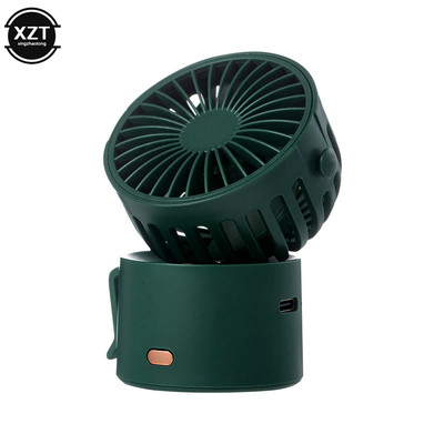 Kreatív akasztós nyakú hordozható mini ventilátor USB újratölthető csendes utazási kézi léghűtő ventilátor irodai otthoni szobai asztali ventilátorokhoz