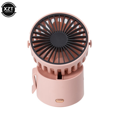 Kreatív akasztós nyakú hordozható mini ventilátor USB újratölthető csendes utazási kézi léghűtő ventilátor irodai otthoni szobai asztali ventilátorokhoz