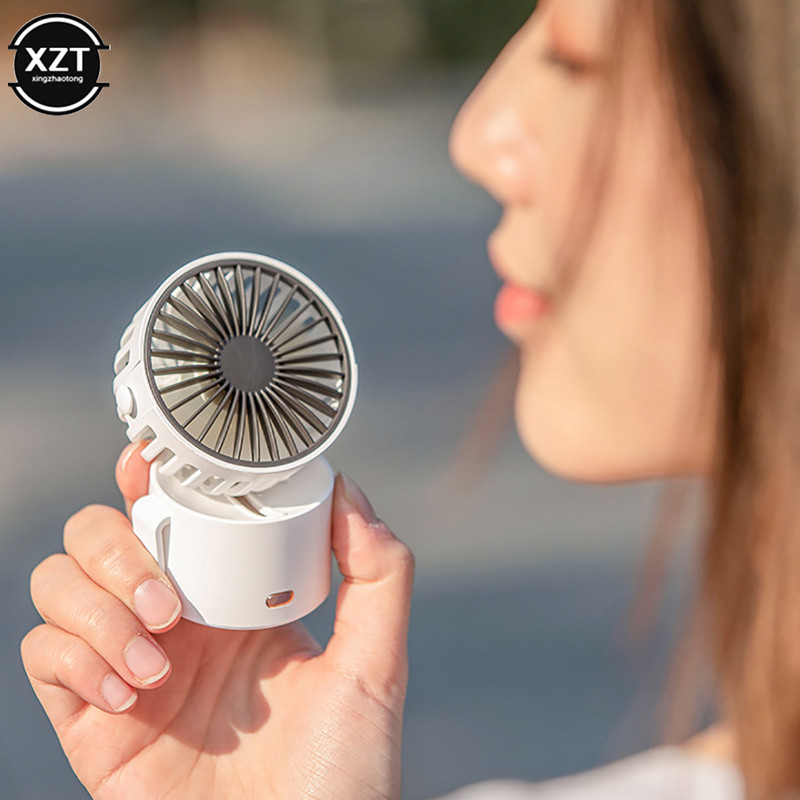 Kreatív akasztós nyakú hordozható mini ventilátor USB újratölthető csendes utazási kézi léghűtő ventilátor irodai otthoni szobai asztali ventilátorokhoz