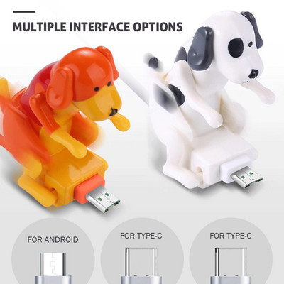 Нов 1.2m Rogue Dog кабел за зареждане за IOS Type-c USB телефонен кабел кабел за зарядно устройство за кучета кабел за HuaweiIPhoneXiaomi кабел за данни горещ