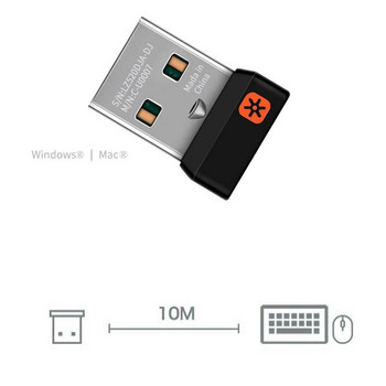USB адаптер за безжичен донгъл приемник за мишка Logitech, клавиатура за M280 M320 M325 M330 M545 донгъл приемник за компютър