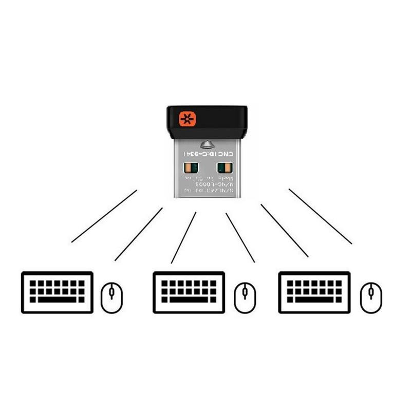 Juhtmevaba Dongle vastuvõtja USB-adapter Logitechi hiireklaviatuuri jaoks M280 M320 M325 M330 M545 dongle vastuvõtja jaoks arvuti jaoks