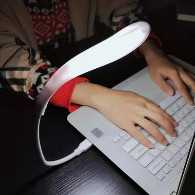 Kaasaskantav USB sülearvuti valgus Kokkupandav LED lugemiseks öövalgustid Ultra Bright lauaraamatulamp arvutiarvuti jaoks
