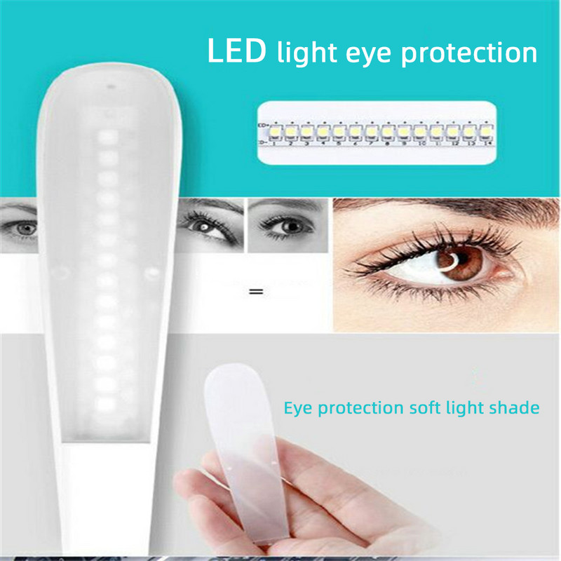 Kaasaskantav USB sülearvuti valgus Kokkupandav LED lugemiseks öövalgustid Ultra Bright lauaraamatulamp arvutiarvuti jaoks