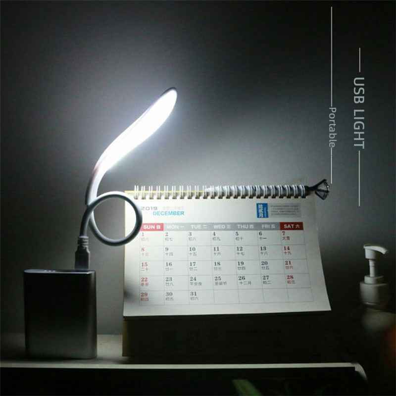 Kaasaskantav USB sülearvuti valgus Kokkupandav LED lugemiseks öövalgustid Ultra Bright lauaraamatulamp arvutiarvuti jaoks