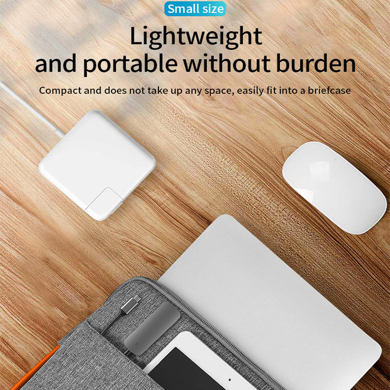 4 σε 1 Docking Station Hub με USB Type C Μετατροπέας USB Hub Hub πολλαπλών λειτουργιών σε προσαρμογέα 4K συμβατό με HDMI για φορητό υπολογιστή