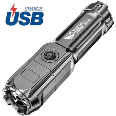 Taskulamp Ultra Bright Light Laetav Zoom Xenon Taskulamp Kodu Õues Kämping Hädaabi kaasaskantav LED Helendav Taskulamp