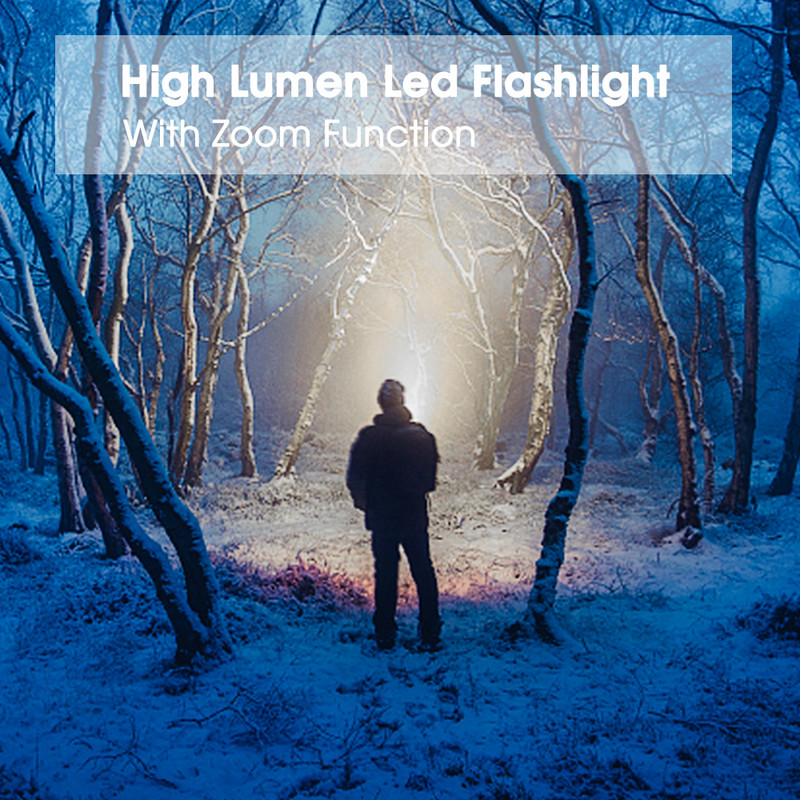 Taskulamp Ultra Bright Light Laetav Zoom Xenon Taskulamp Kodu Õues Kämping Hädaabi kaasaskantav LED Helendav Taskulamp