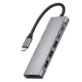 9 viename USB C stebulė, skirta Ipad Pro Type C adapteriui su 4K HDMI suderinamu PD, SD/TF kortelių skaitytuvu, 3,5 mm ausinių lizdu