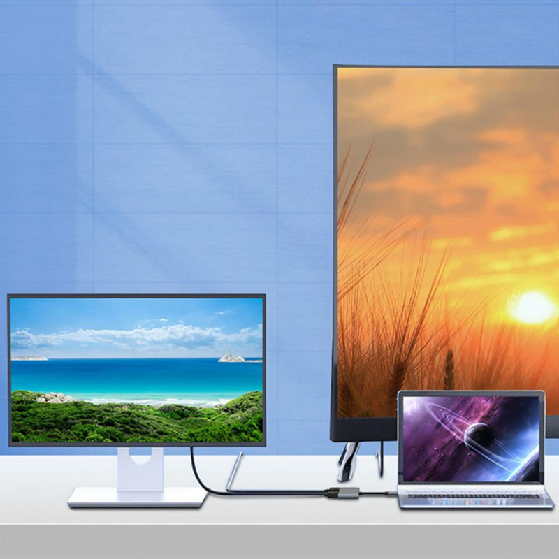 4-ühes mitmekordne dokkimisjaam Suurepärane USB 3.0 HDMI-adapteriga Plug Play dokkimisjaam kiire ülekanne HPDELLi jaoks