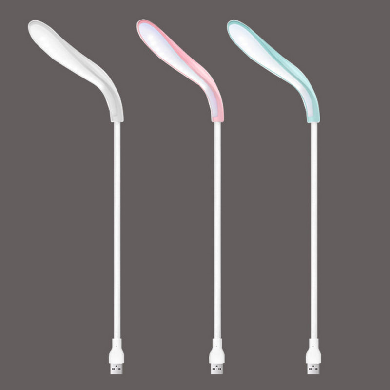 Mini portatīvais USB LED grāmatu gaisma DC5V īpaši spilgtas lasīšanas lampas lampas Power Bank Camping PC klēpjdatoriem nakts apgaismojums