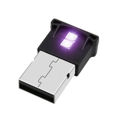 RGB USB Ambient Light Atmosferos naktinis apšvietimas Automobiliui Mini USB LED apšvietimas Drop Shipping Didmeninė prekyba