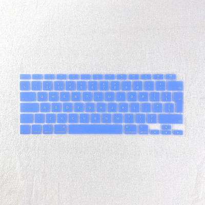 EU US-Enter nešiojamojo kompiuterio klaviatūros dangtelis skirtas Macbook Air 13 A2337 A2179 silikono spalvos vandeniui atsparus klaviatūros apsauginis dėklas
