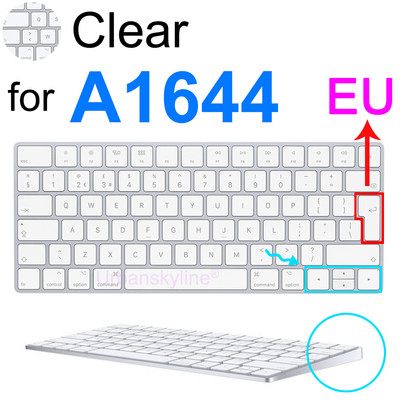 Tastatūras vāciņš priekš iMac Magic A1644 A1843 A1314 A1243 A2449 A2450 A2520 Bluetooth ciparu silikona aizsargplēves apvalks G6