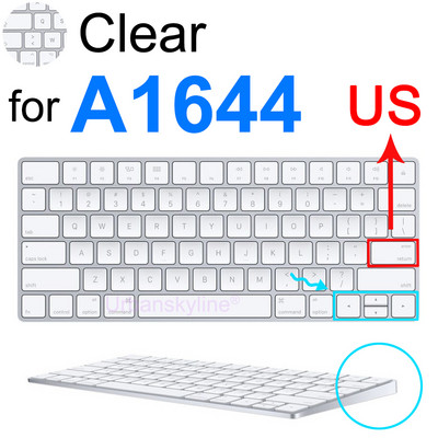 Tastatūras vāciņš priekš iMac Magic A1644 A1843 A1314 A1243 A2449 A2450 A2520 Bluetooth ciparu silikona aizsargplēves apvalks G6
