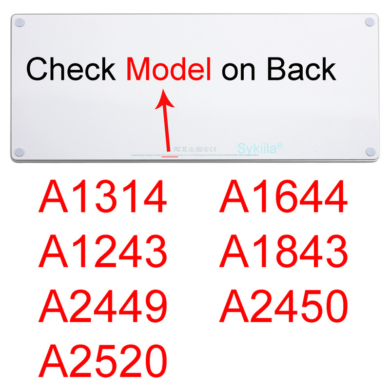 Tastatūras vāciņš priekš iMac Magic A1644 A1843 A1314 A1243 A2449 A2450 A2520 Bluetooth ciparu silikona aizsargplēves apvalks G6