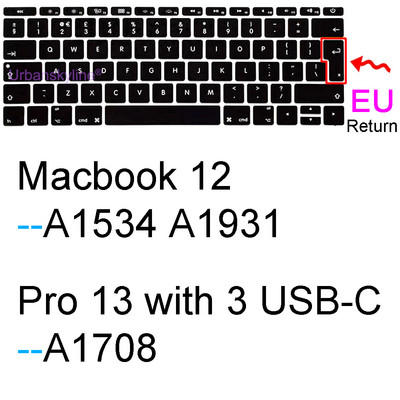 Klaviatūros dangtelis, skirtas Macbook Air 13 M2 Pro 13 M1 14 Max 15 16 Bar ID 17 Retina 11 Silikoninis apsauginis odos dėklas A2337 A2779 A2681