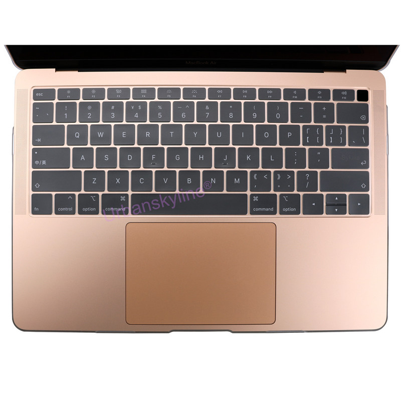 Klaviatūros dangtelis, skirtas Macbook Air 13 M2 Pro 13 M1 14 Max 15 16 Bar ID 17 Retina 11 Silikoninis apsauginis odos dėklas A2337 A2779 A2681