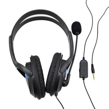 P4-890 Стерео кабелни геймърски слушалки Слушалки с дълбок бас 3,5 мм сгъваеми преносими слушалки с микрофон за PS4/PC лаптоп