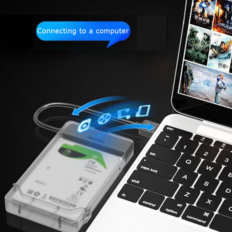 MAIWO K104 2,5-tolline USB 3.0 SATA HDD Box Case korpus Windowsi/Mac OS-i/Linuxi jaoks