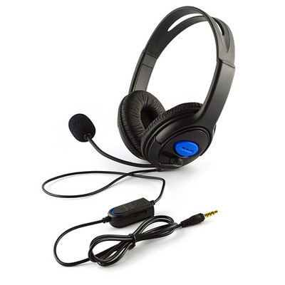 Кабелни слушалки за игри с микрофон, шумоизолиращи слушалки, бас, стерео за Sony PS3, PS4, PS5, лаптоп, компютър, геймърски слушалки