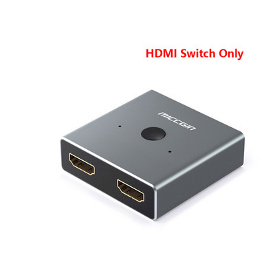 HDMI prekidač 1 IN 2 OUT 2 IN 1 OUT Wire Control HD 4K za XBOX 360 PS4 Smart Android HDTV Switcher Adapter Spliter Novo