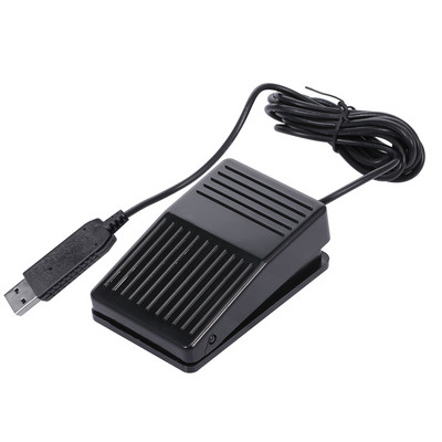 Comutator USB de control al piciorului Tastatura computerului Comutator de acțiune Pedală HID pentru jocuri de testare din fabrică Controlul instrumentului și dezactivat