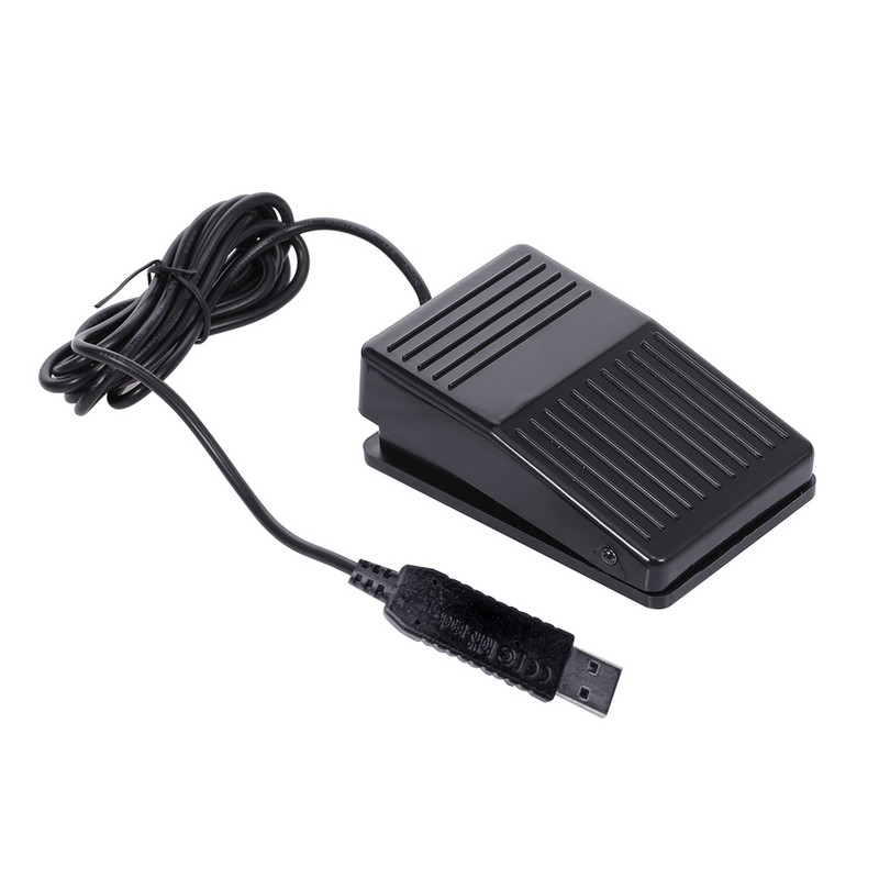 Comutator USB de control al piciorului Tastatura computerului Comutator de acțiune Pedală HID pentru jocuri de testare din fabrică Controlul instrumentului și dezactivat