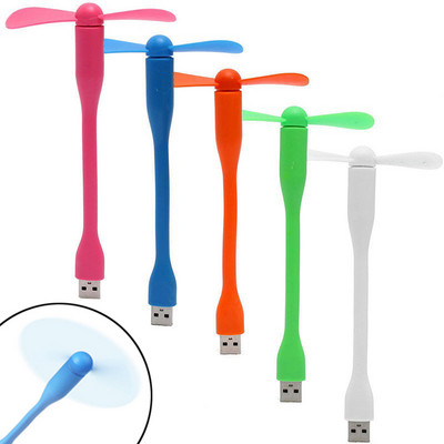 Δημιουργικός ανεμιστήρας USB Ευέλικτος φορητός αφαιρούμενος μίνι ανεμιστήρας για όλα τα τροφοδοτικά Έξοδος USB