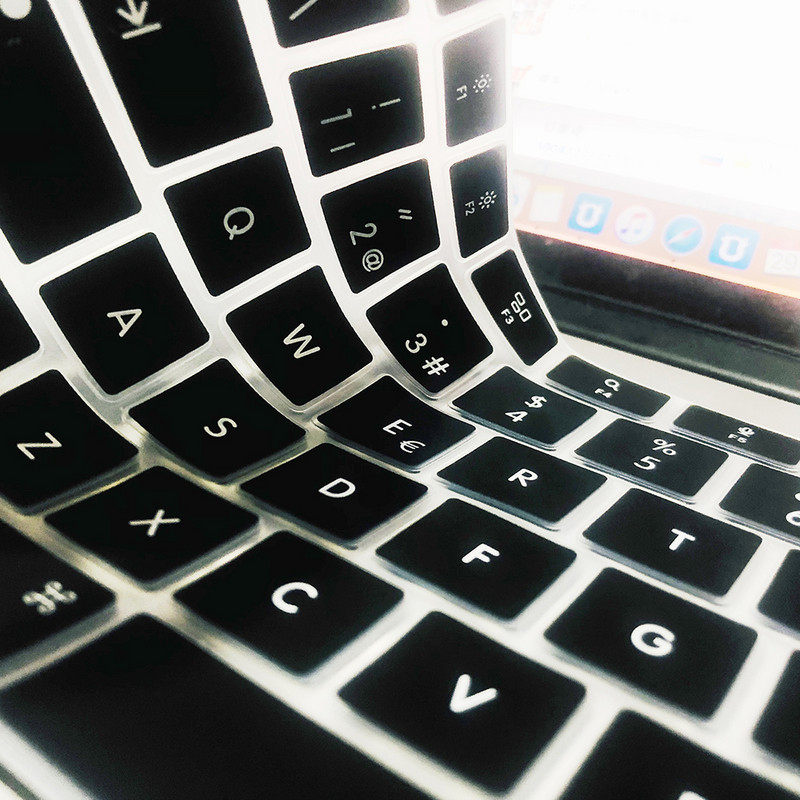 „Macbook Air13 M1 Chip“ klaviatūros dangtelis nešiojamojo kompiuterio silikoninė apsauginė plėvelė, skirta „Macbook A2337 13.3Air“ klaviatūros dėklai, 2020 m.