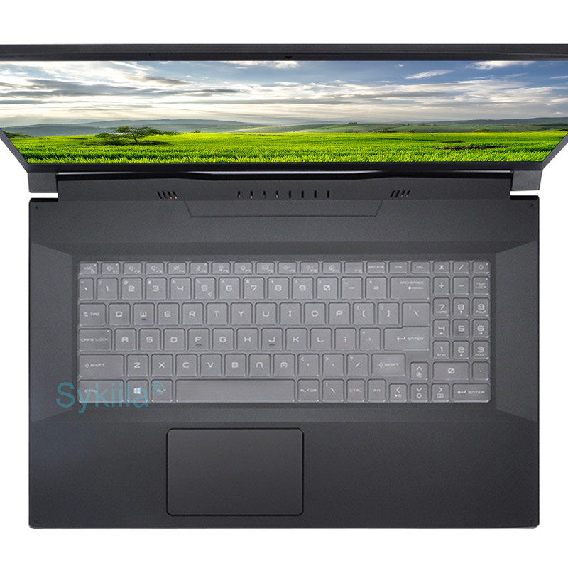 Klaviatūros dangtelis, skirtas MSI Katana GF66 Katana GF76 Silicone Protector Skin Case 15.6 17.3 Žaidimų nešiojamojo kompiuterio priedai 15 17