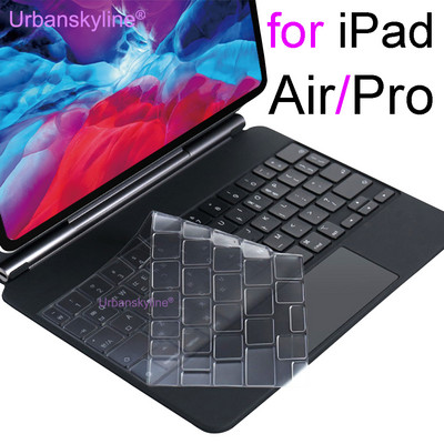 Κάλυμμα πληκτρολογίου για iPad Pro 12.9 Pro 11 Magic Keyboard 10.5 Air 5 4 3 7 8 9 Smart Case Folio Silicone Protector Skin Film TPU EU