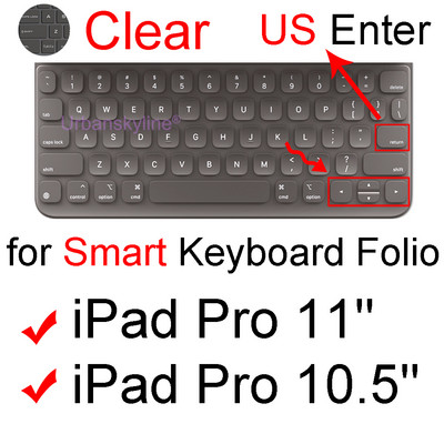 Tipkovnica Cover za iPad Pro 12.9 Pro 11 Magic Keyboard 10.5 Air 5 4 3 7 8 9 Smart Case Folio Silicone Protector Skin Film TPU EU