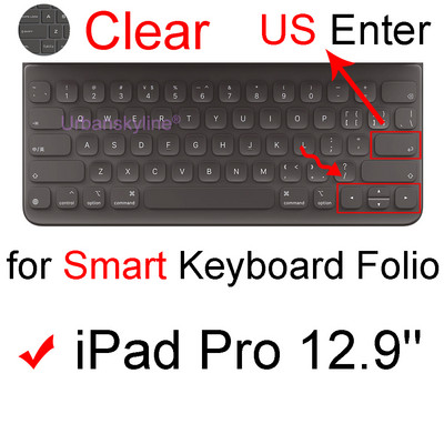 Tipkovnica Cover za iPad Pro 12.9 Pro 11 Magic Keyboard 10.5 Air 5 4 3 7 8 9 Smart Case Folio Silicone Protector Skin Film TPU EU