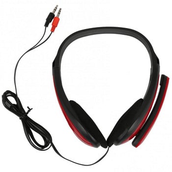Нови 1.5M геймърски кабелни слушалки 3.5 mm за поставяне в ушите с микрофон за PC лаптоп PS4 Xbox One Nintendo Switch Слушалки