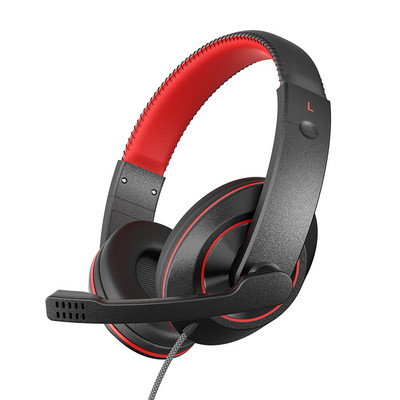 PS5 austiņām spēlētājam ar 3,5 mm ligzdu melna tālruņa stereo mūzikas vadu austiņām ar Micfor PS4 datora klēpjdatora planšetdatora Xbox Nintendo slēdzi