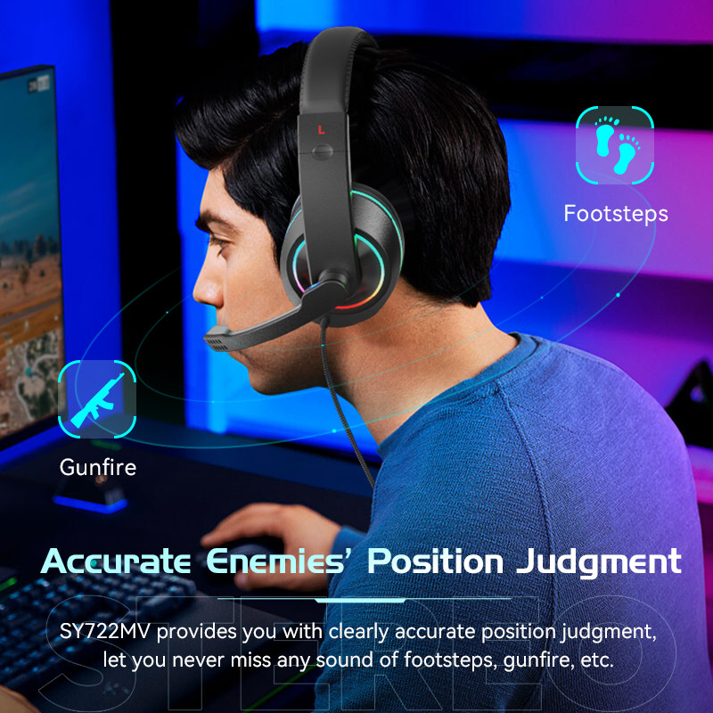 PS5 austiņām spēlētājam ar 3,5 mm ligzdu melna tālruņa stereo mūzikas vadu austiņām ar Micfor PS4 datora klēpjdatora planšetdatora Xbox Nintendo slēdzi