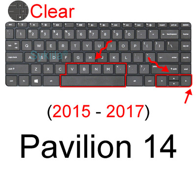 Poklopac tipkovnice za HP Pavilion 14 Plus 14 X360 14 inča AB AL DV DW DY BA BF CD CE Silikonski zaštitnik Skin Case Dodaci