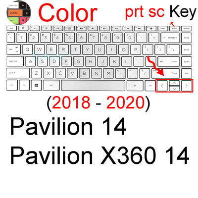 Poklopac tipkovnice za HP Pavilion 14 Plus 14 X360 14 inča AB AL DV DW DY BA BF CD CE Silikonski zaštitnik Skin Case Dodaci
