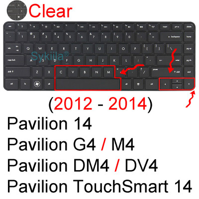 Poklopac tipkovnice za HP Pavilion 14 Plus 14 X360 14 inča AB AL DV DW DY BA BF CD CE Silikonski zaštitnik Skin Case Dodaci