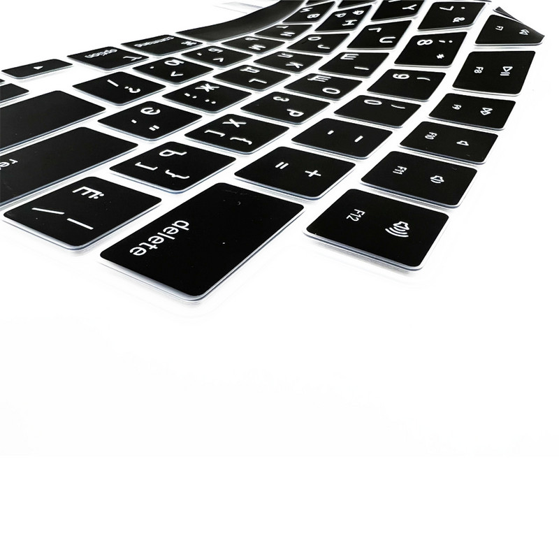 Jaunam MacBook Air M2 A2681 2022 A2442 A2485 Pro14 Keybaord cvoer Krievija Čīle Koreja Francija Keyboard Protector silikona maciņš