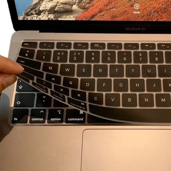 ES FR RU Калъф за клавиатура за лаптоп за Macbook Air 13 M1 A2337 силиконов защитен филм калъф за клавиатура Air13 A2179 A1932 A1466 капак