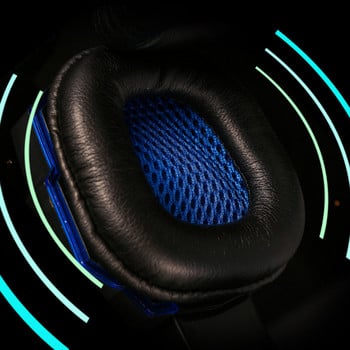Ασύρματα ακουστικά gaming ακουστικά 3,5 mm Στερεοφωνικό μικρόφωνο ακουστικών παιχνιδιών πάνω από το αυτί για ακουστικά με διακόπτη N για φορητό υπολογιστή Ps4