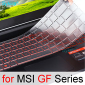 Poklopac tipkovnice za MSI GF65 Thin GF63 GF75 Thin GF72 GF72VR GF62 GF62VR Silikonski zaštitnik Skin Case Gaming Laptop Dodatak 17