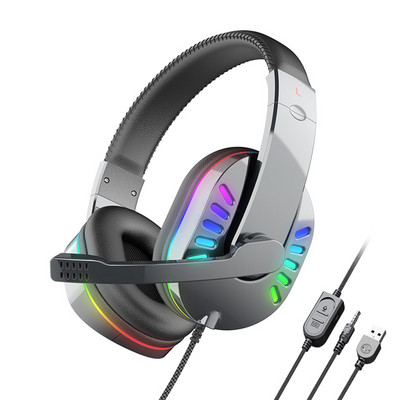 KINGSTAR 3,5 mm laidinės žaidimų ausinės žaidėjų ausinės, stereo triukšmą slopinančios ausinės su mikrofonu, skirtos PS4/5 Xbox nešiojamam kompiuteriui