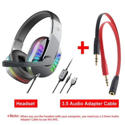 KINGSTAR 3,5 mm laidinės žaidimų ausinės žaidėjų ausinės, stereo triukšmą slopinančios ausinės su mikrofonu, skirtos PS4/5 Xbox nešiojamam kompiuteriui