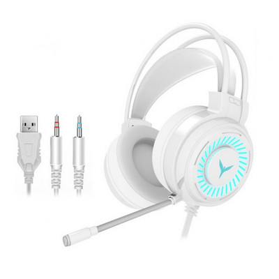 za PC Žičane stereo slušalice Bas s mikrofonom Gaming slušalice G58 LED svjetlo za PC/laptop