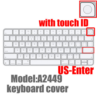 Asztali számítógép Apple Bluetooth vezeték nélküli billentyűzethez MLA22LL/ A1644 A1314 IMAC Billentyűzet burkolat Védő Szilikon burkolat US/EU verzió