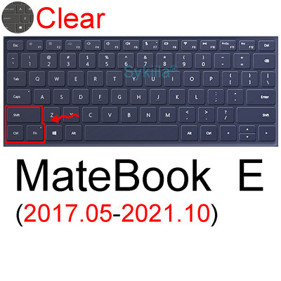 Silikónový kryt s klávesnicou pre Huawei MateBook D 14 15 16 13S 14S 16S X Pro 13 E GO B7 B3 B5 notebook, ochranný kryt, kožené puzdro 12