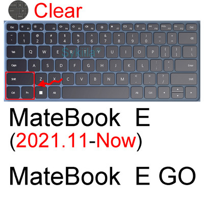 Silikónový kryt s klávesnicou pre Huawei MateBook D 14 15 16 13S 14S 16S X Pro 13 E GO B7 B3 B5 notebook, ochranný kryt, kožené puzdro 12